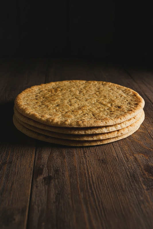 4 Amaranth Flatbreads Stacked – Portrait