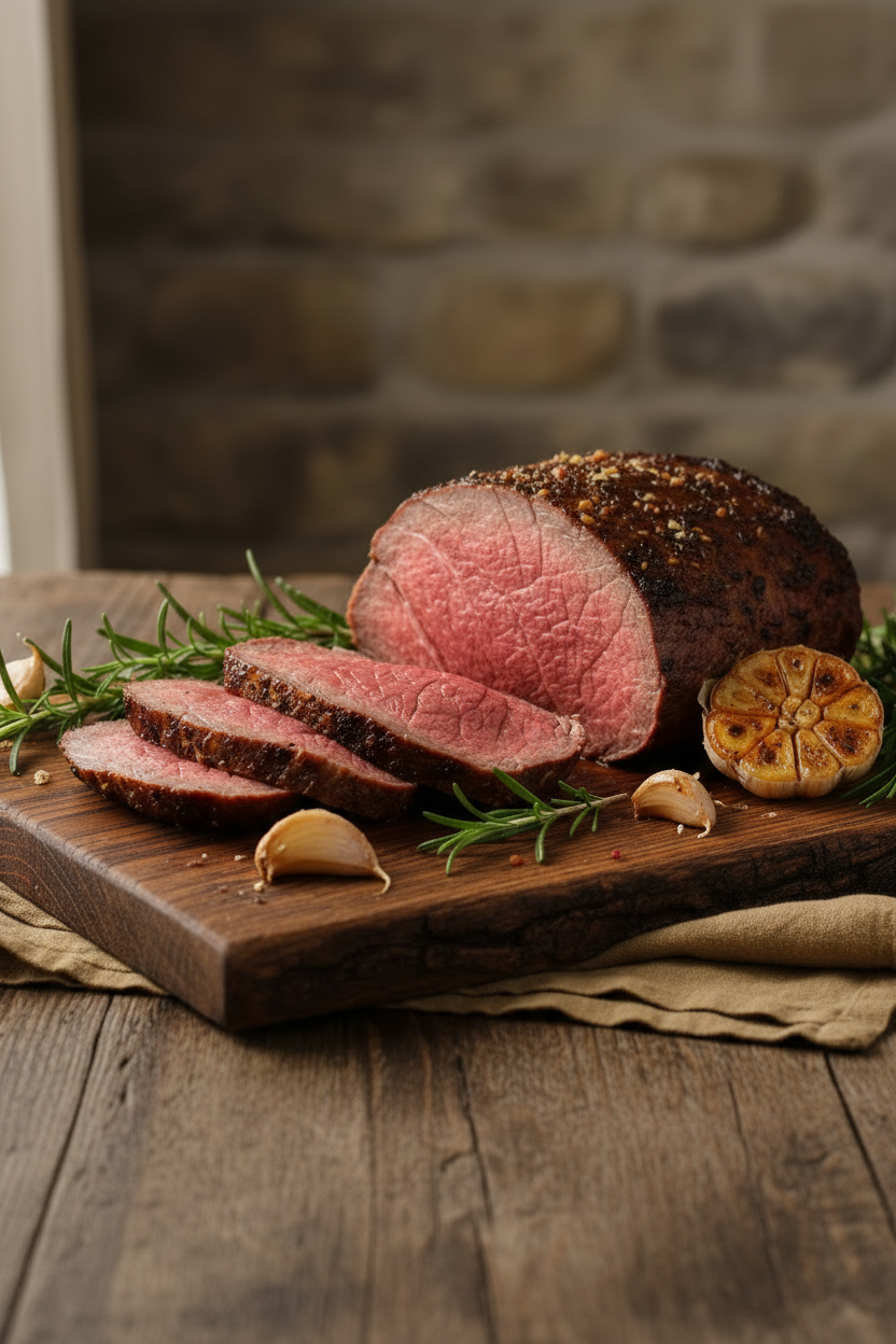 Beef Eye Round Roast Portrait
