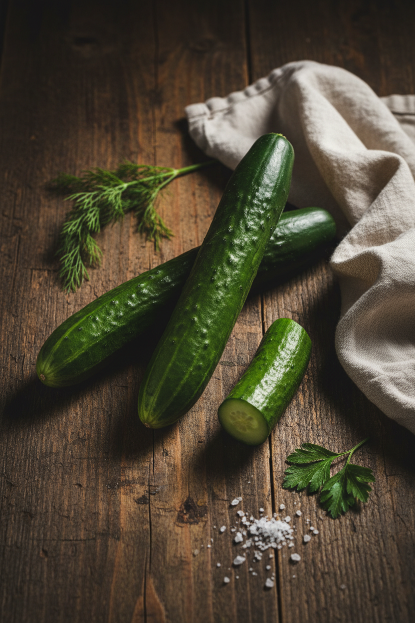 Farm-Fresh Japanese Cucumbers
