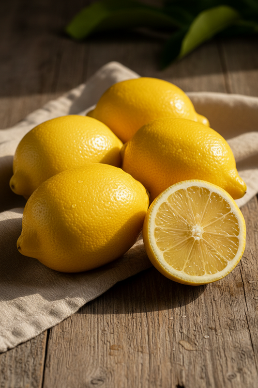 Farm-Fresh Organic Eureka Lemon (Large Unwaxed)