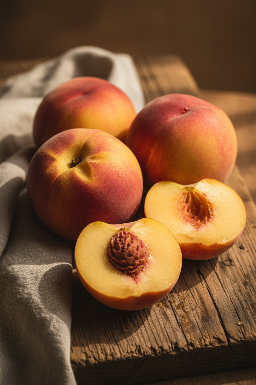 Farm-Fresh Organic Yellow Peaches (each)