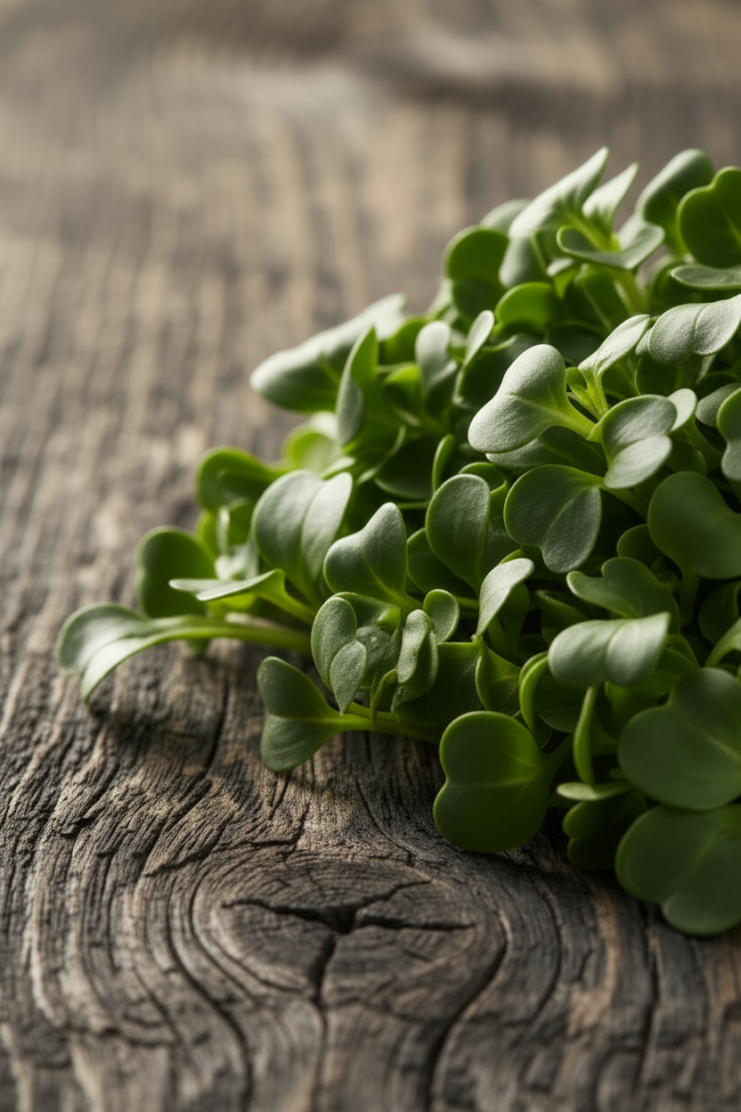 Kale Microgreens Close-up