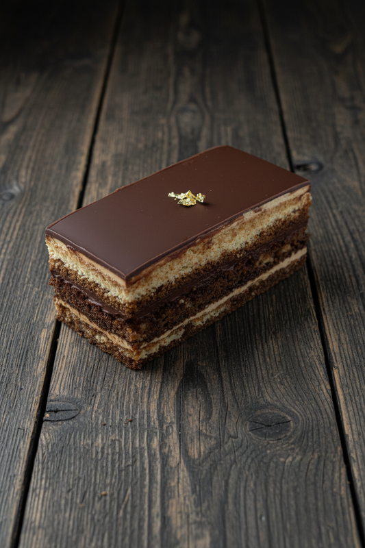 Opéra Cake Dark Wood
