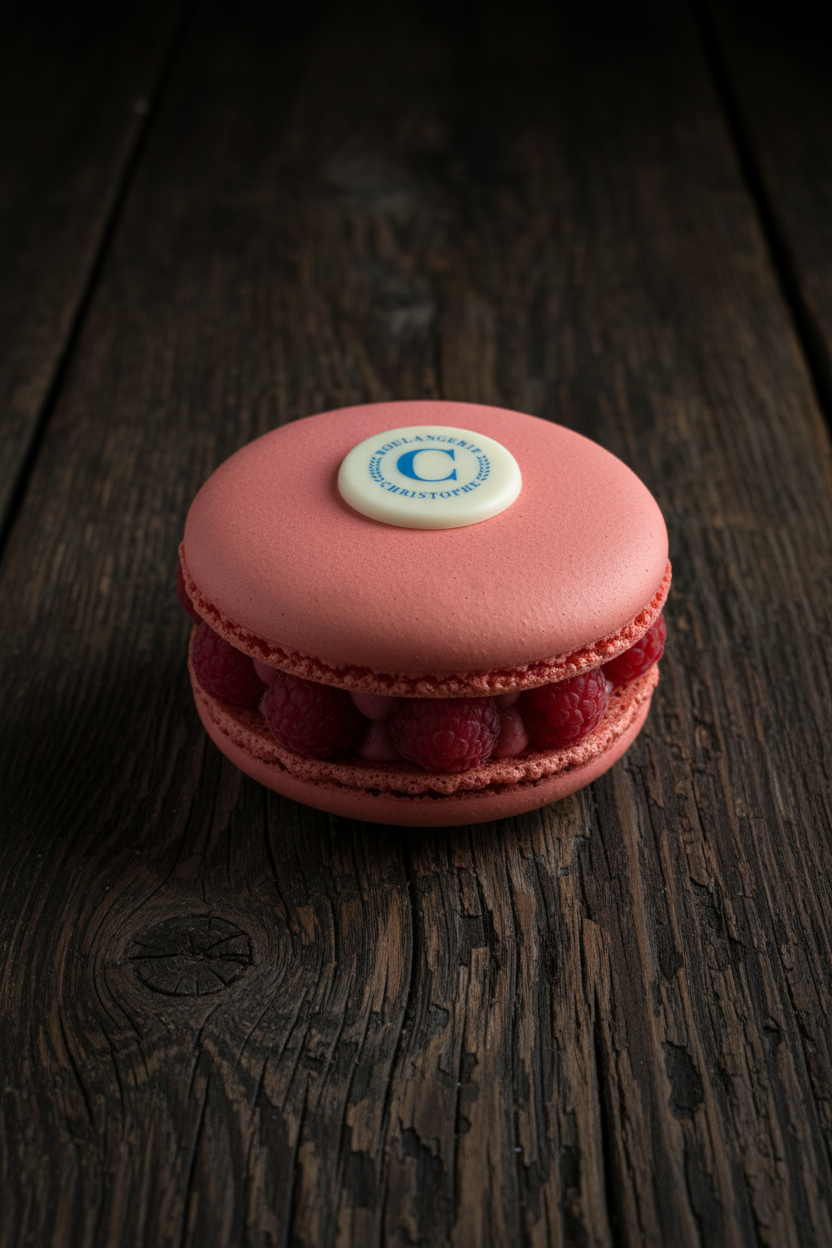 Raspberry Macaron