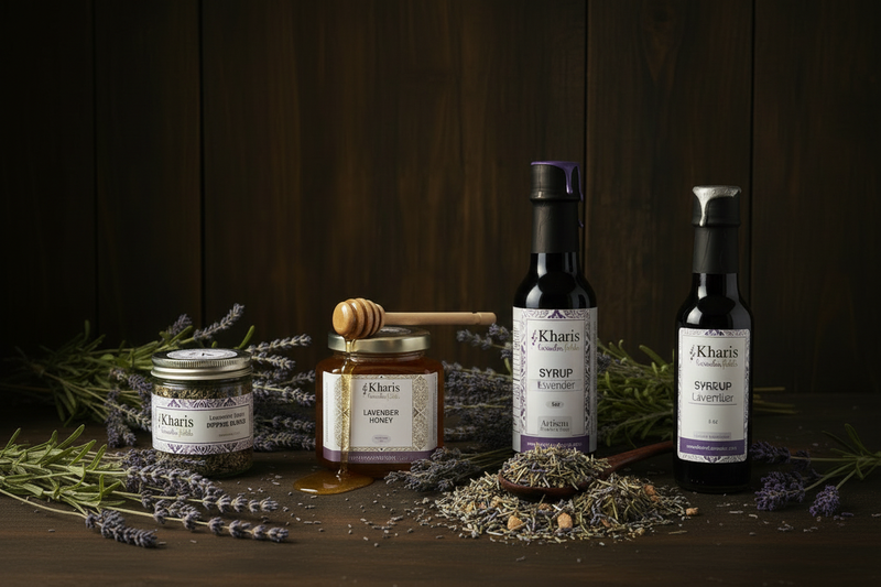 Culinary Lavender – Option 2 with bottles