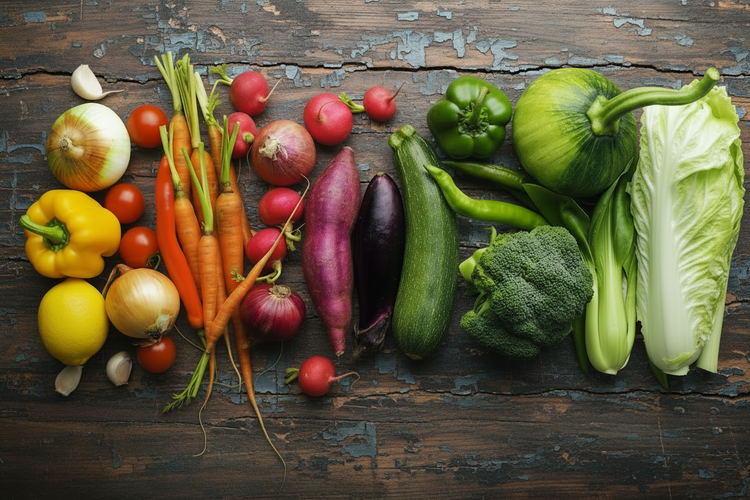 The Nourish Acres - All Vegetables are freshly harvested and grown to Organic practices.
