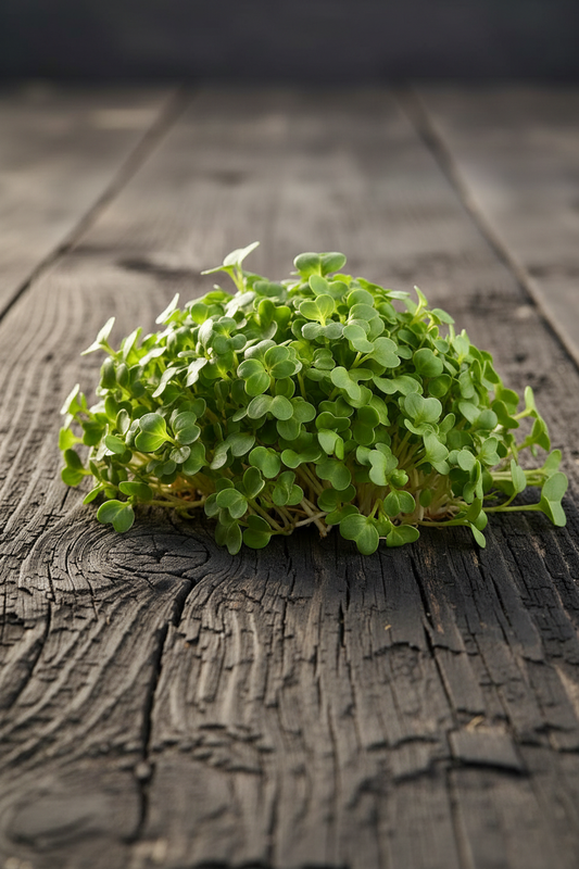 Broccoli Microgreens Portrait