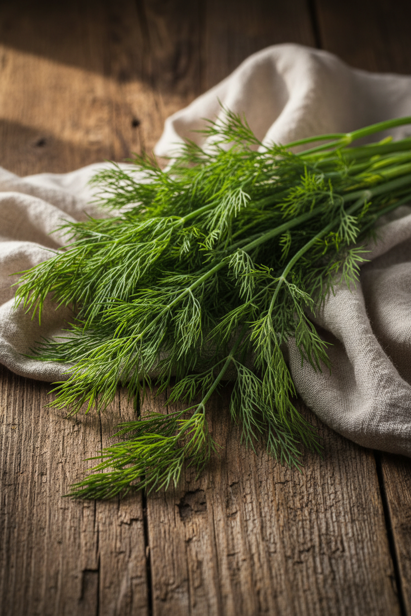 Farm-Fresh Organic Dill (Hand-Picked, 1 Bunch)