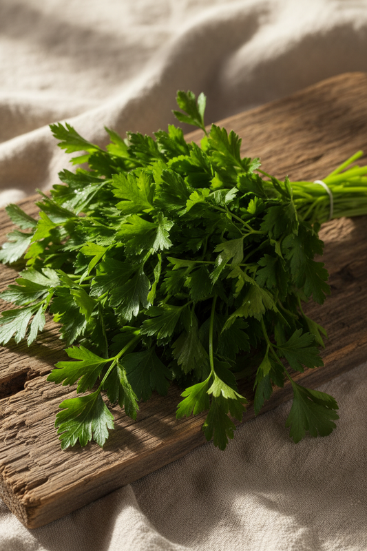 Farm-Fresh Organic Flat Leaf Parsley (Hand-Picked, 1 Bunch)