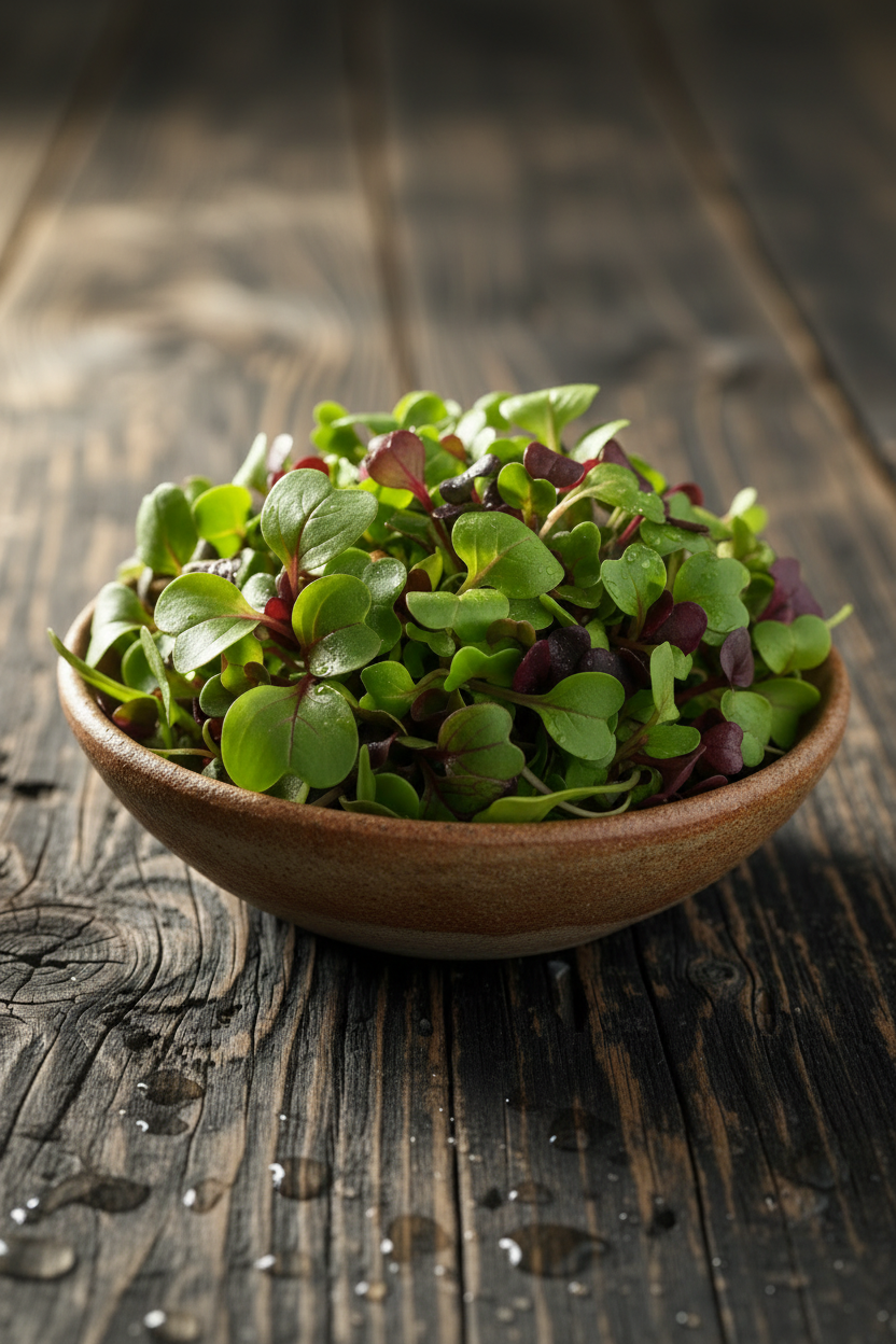 Classic Microgreens Mix In Bowl