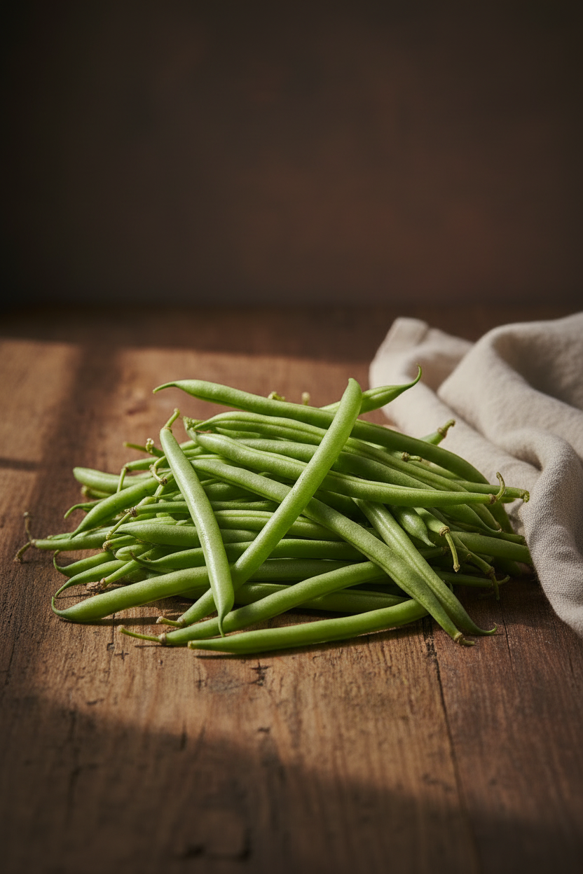 Farm-Fresh Organic Green Beans