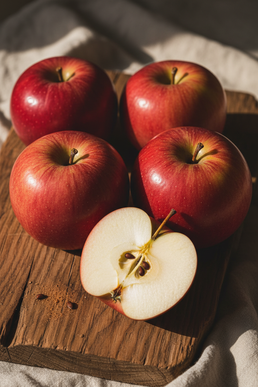 Farm-Fresh Organic Fuji Apples (each)