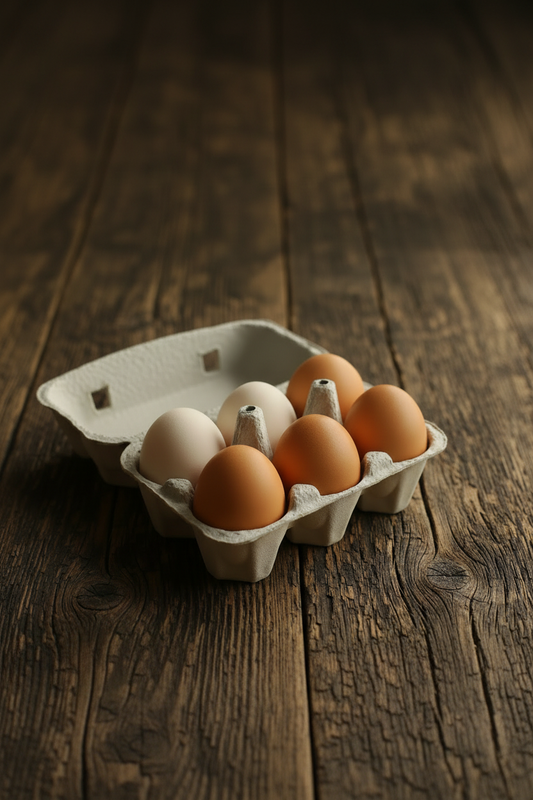 Half Dozen Eggs Portrait