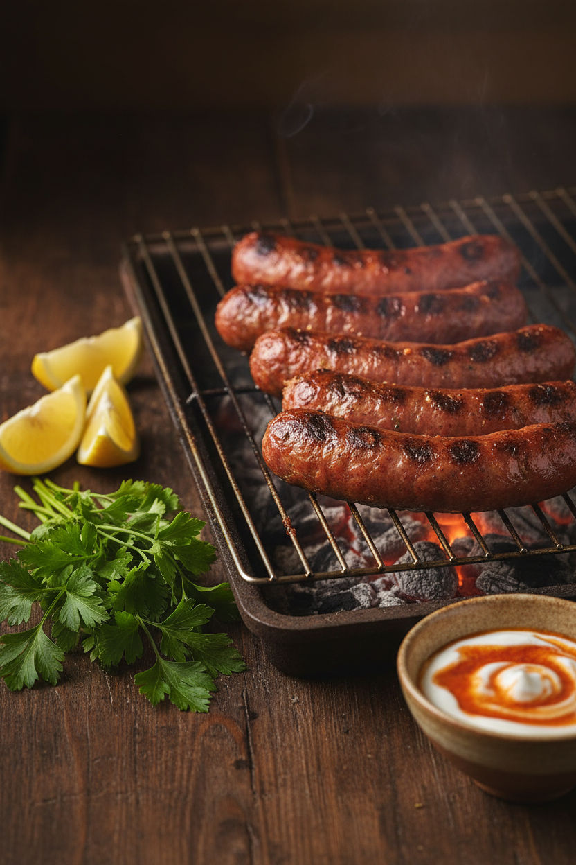 Lamb Merguez Sausage Grillers
