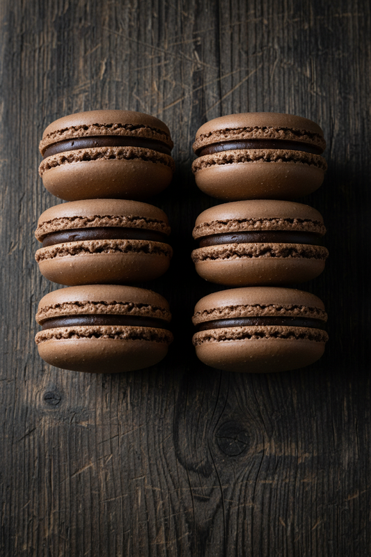 Mocha Macarons Dark Wood