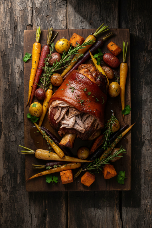 Pork Hocks - Distressed Dark Wood