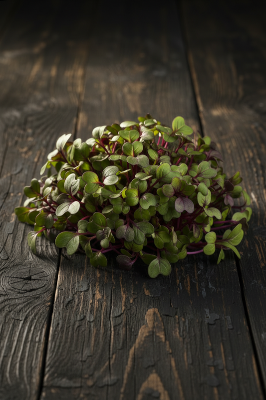 Rambo Radish Microgreens Close-up