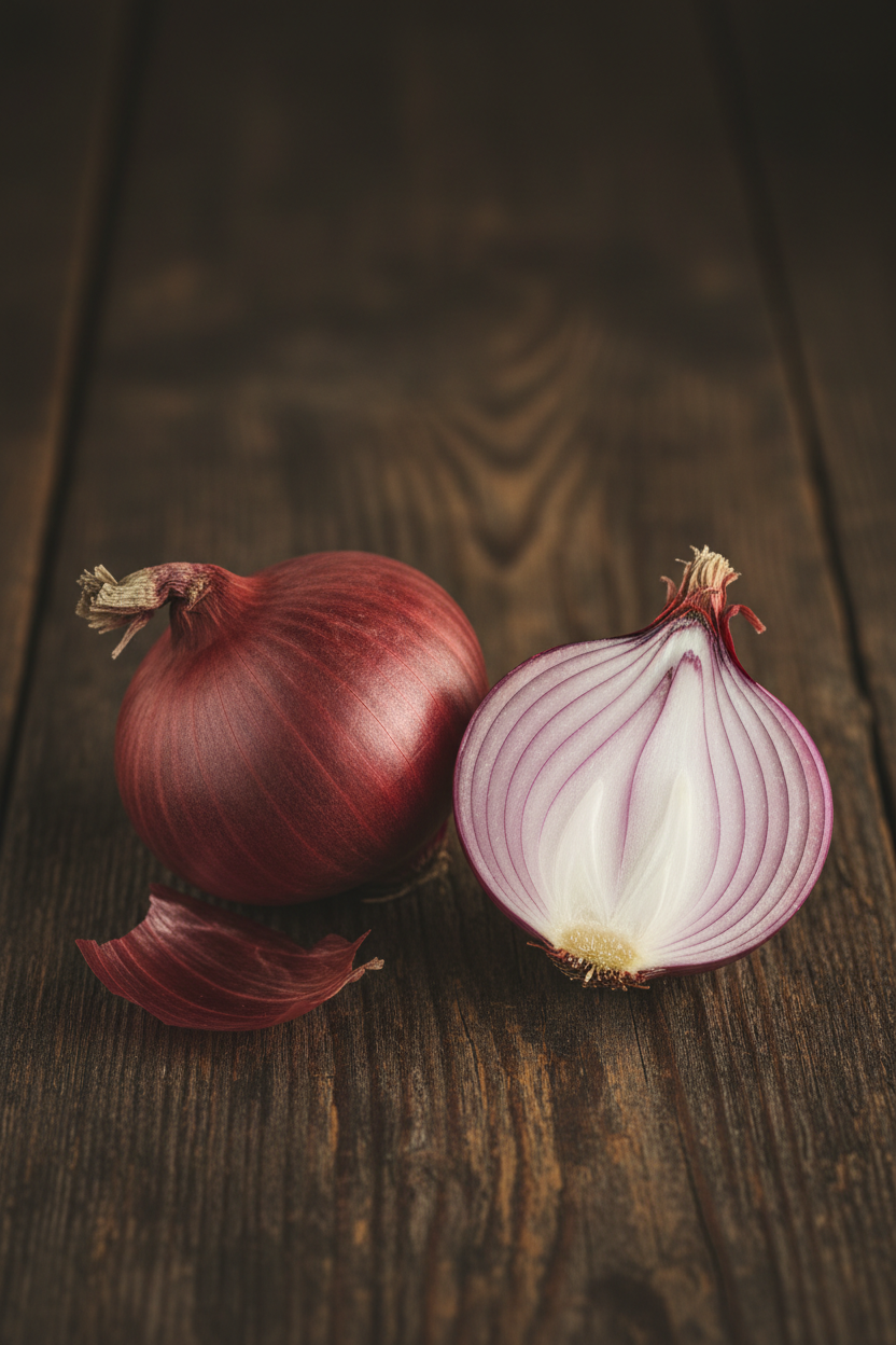 Red Onions No Shoots Portrait