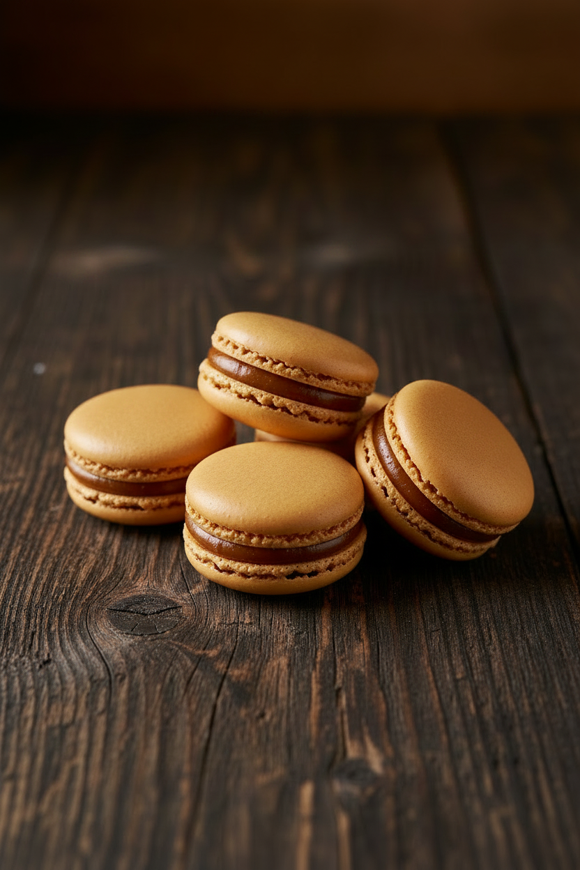 Salted Caramel Macaron No Salt