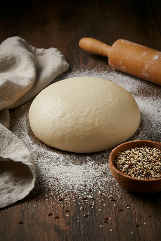 Seeded Sourdough Dough – No Seeds on Ball