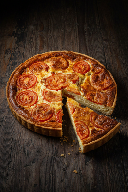 Tomato Quiche Portrait