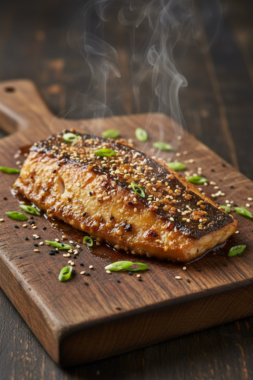 Wild Alaskan Sablefish – Cooked Portrait